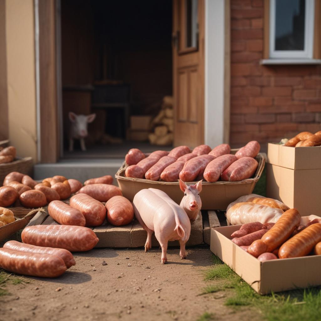 Доставка фермерского мяса включает свинину, говядину, куриное мясо и колбасы - изображение 3